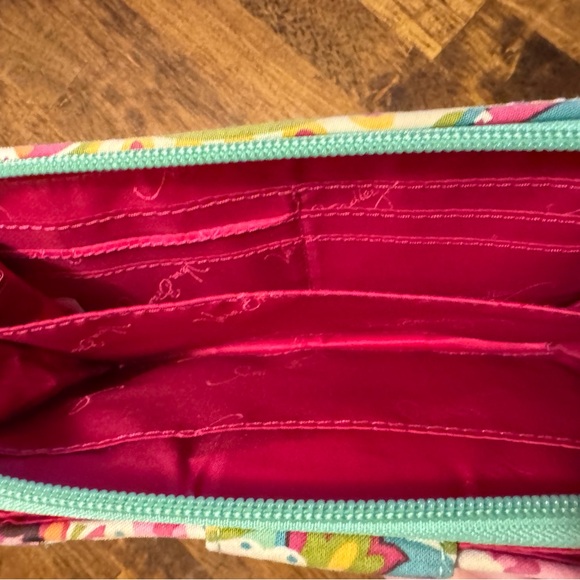 Vera Bradley Paisley Turn Lock Wallet - Picture 4 of 7